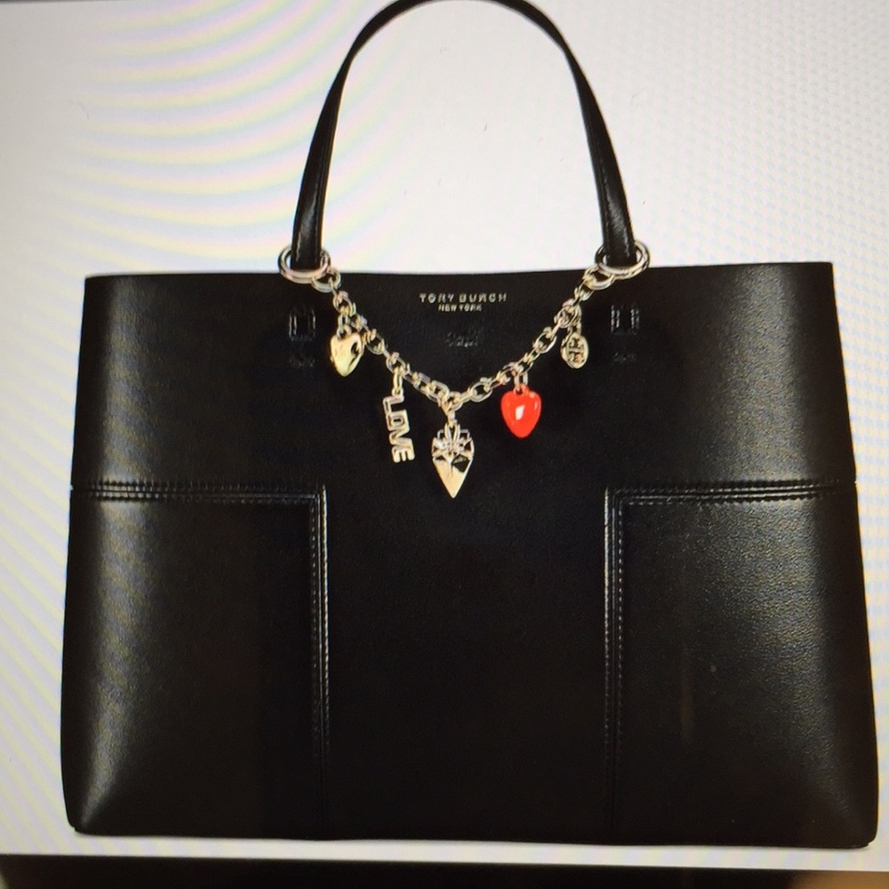 Tory Burch Heart Chain Bracelet or  Key Fob - Picture 2 of 8